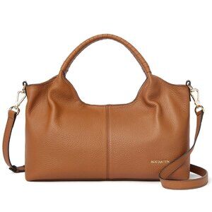 Bostanten | Nevin Leather | Brown | Satchel Hobo Top Handle Tote Handbags